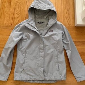 The North Face Women's Gray Hooded Ski Jacket